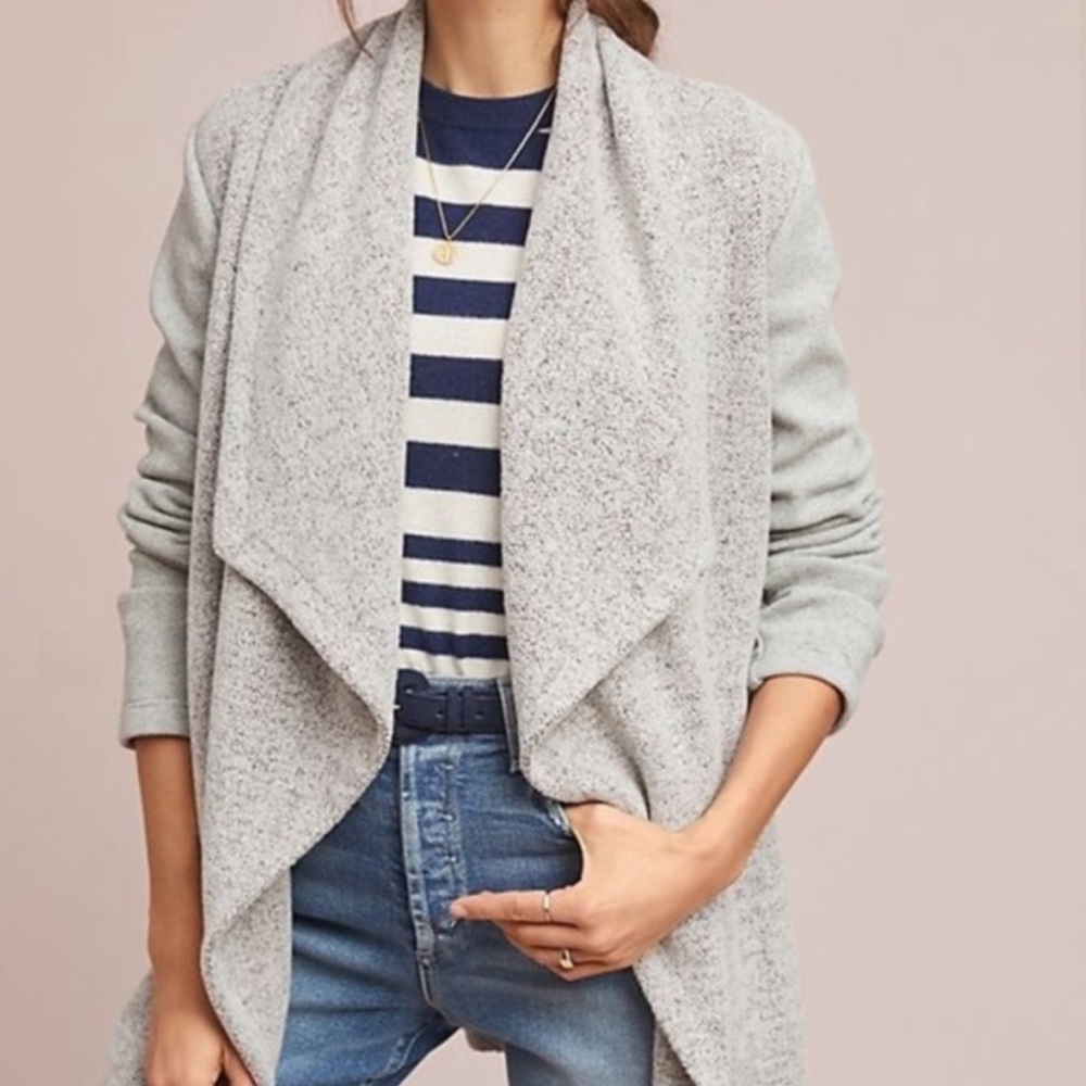 Anthropologie Dolan Cozy Sweater Wrap Jacket